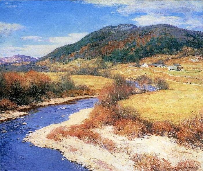 Willard Metcalf Vermont China oil painting art